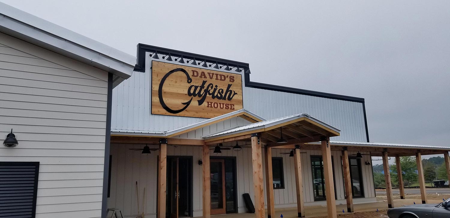 Davids Catfish Restaurant Commercial Construction